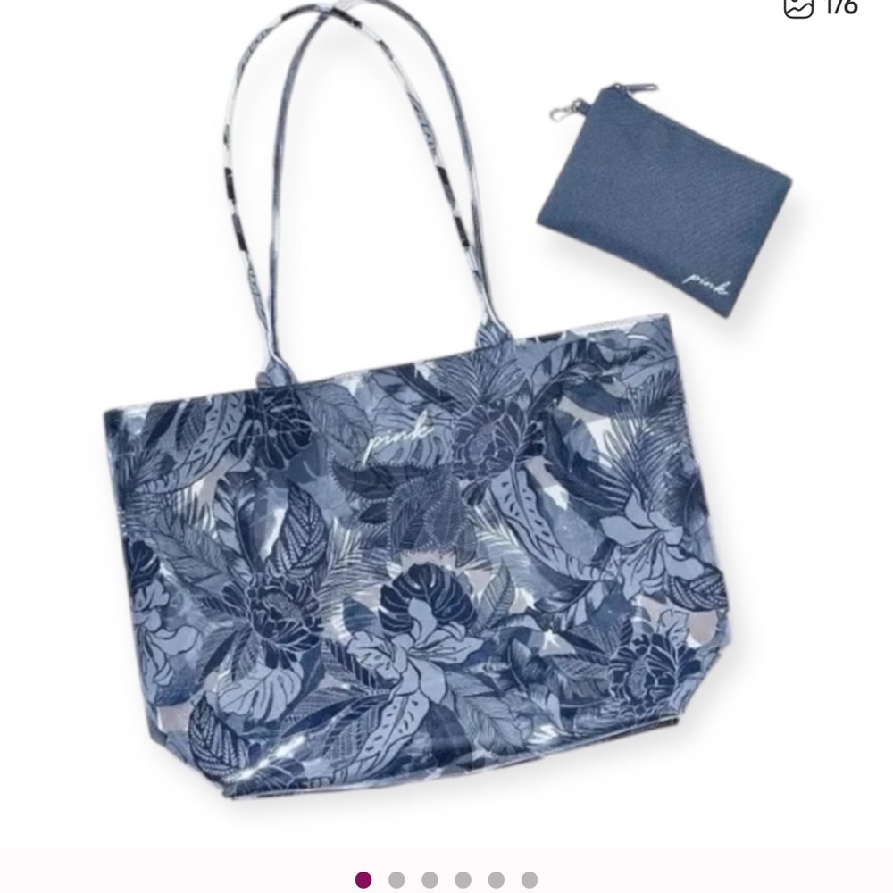 NWT - Victoria’s Secret PINK Indigo Summer Tote